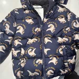 Kids Dinosaur Puffer Jacket H&M
